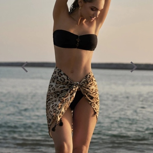 PQ Swim Leopard Swim Sarong NWT - Picture 1 of 5